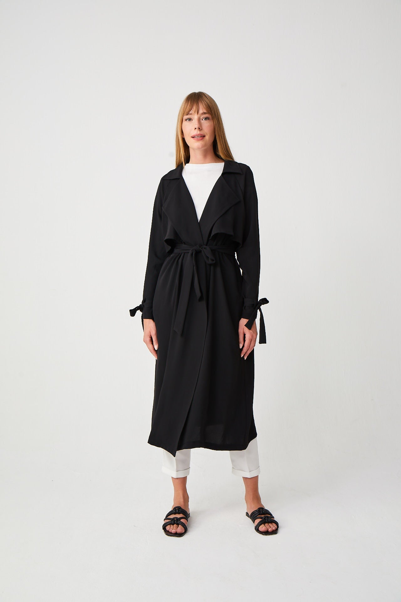 Adriana Trench Siyah