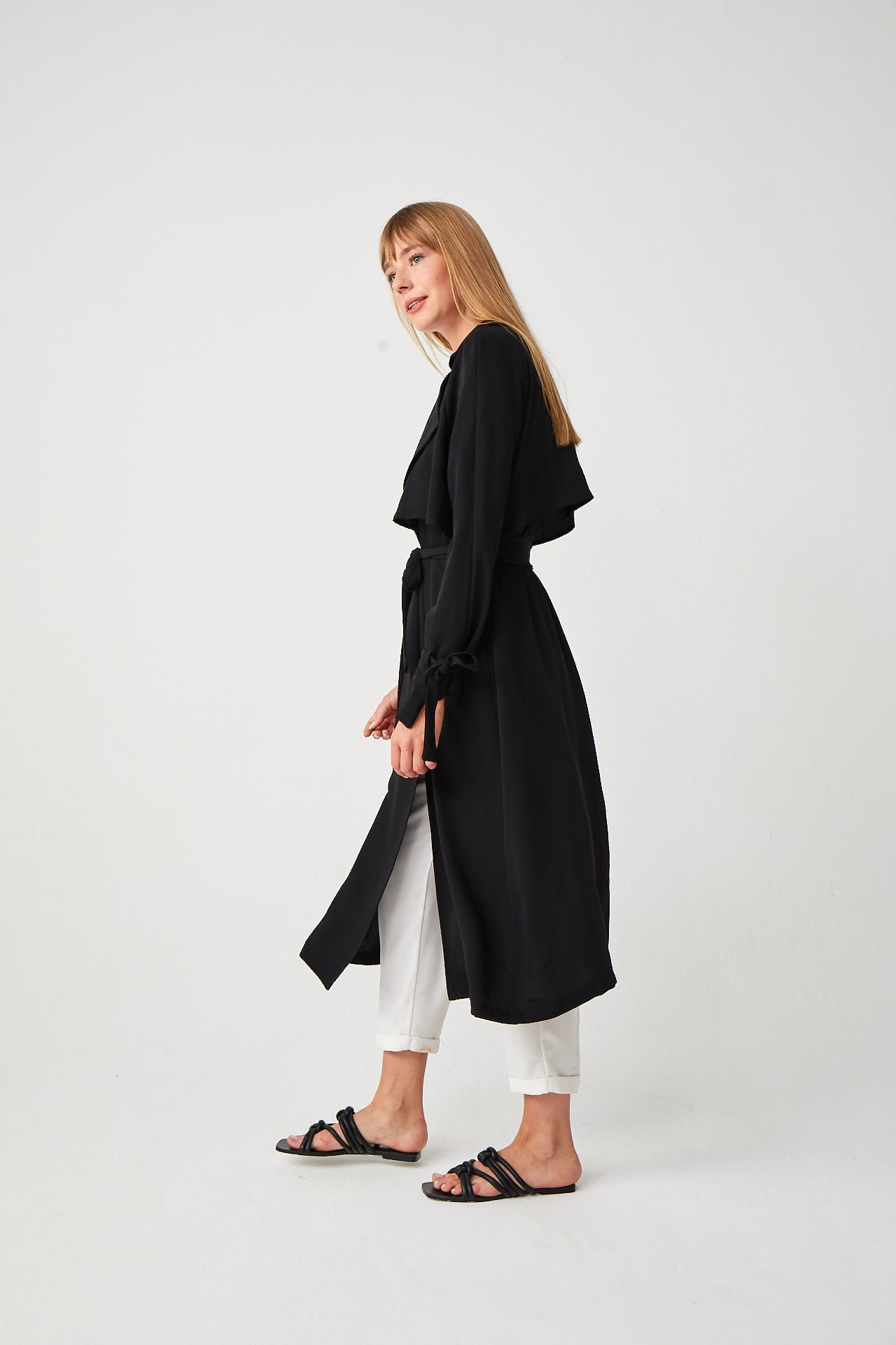 Adriana Trench Siyah